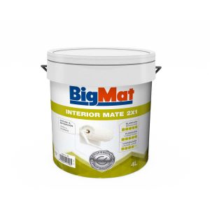 Pintura plástica 2 en 1 blanco 4L - BigMat Lledó