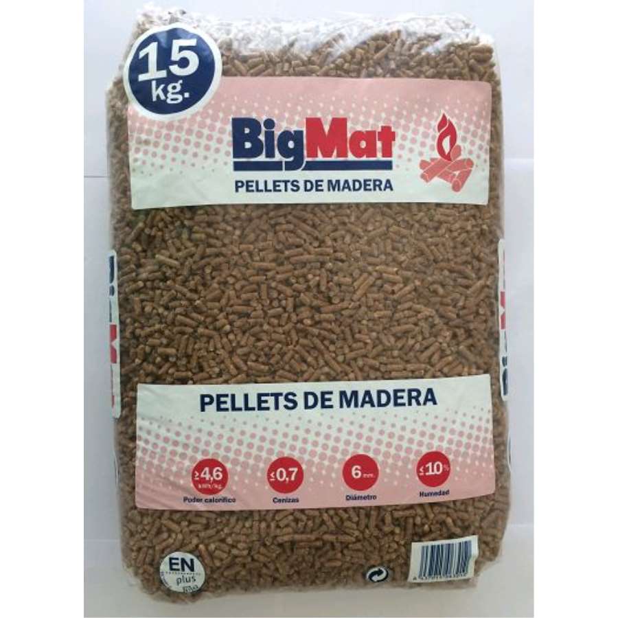 barrer Conclusión recinto Saco de pellet BigMat de 15KG - BigMat Lledó